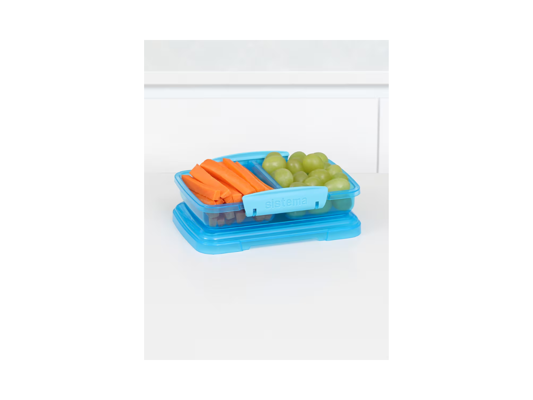 Sistema 350ml Small Split Lunch Box – Eco-Friendly Snack Box | Qatar Sistema 350ml Small Split Lunch Box – Eco-Friendly Snack Box | Qatar